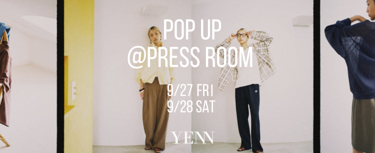 POP UP開催@PRESS ROOM