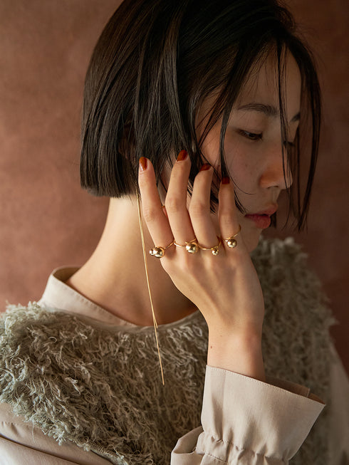 ロングチェーン2WAYピアス /0052-253-2SH