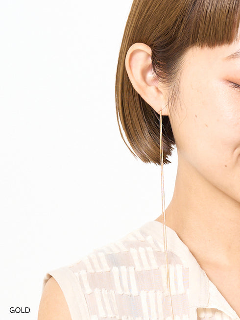 ロングチェーン2WAYピアス /0052-253-2SH