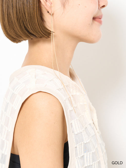 ロングチェーン2WAYピアス /0052-253-2SH