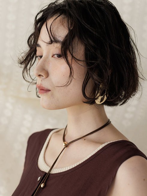 ニュアンスプレートピアス /0052-262RT