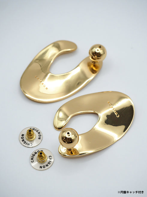 ニュアンスプレートピアス /0052-262RT