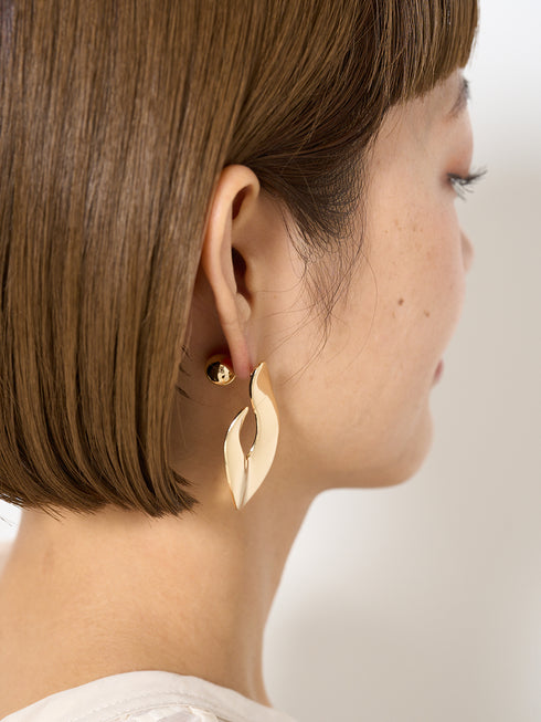 ニュアンスプレートピアス /0052-262RT