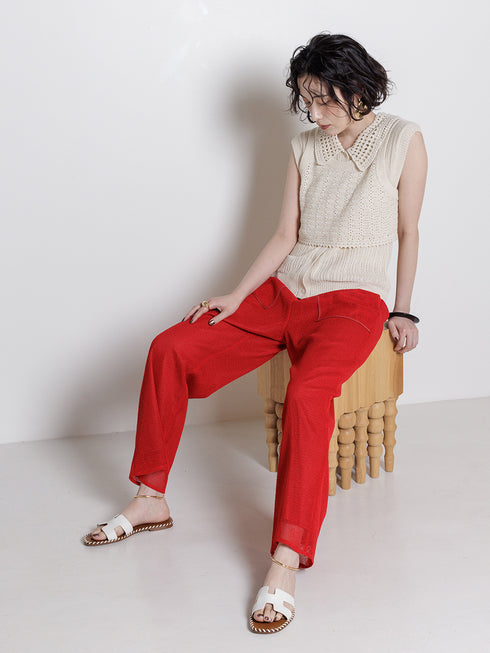 ニュアンスプレートピアス /0052-262RT