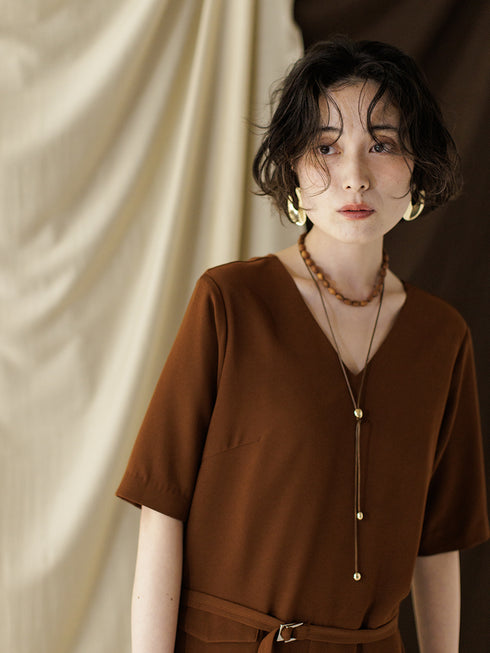 ニュアンスプレートピアス /0052-262RT