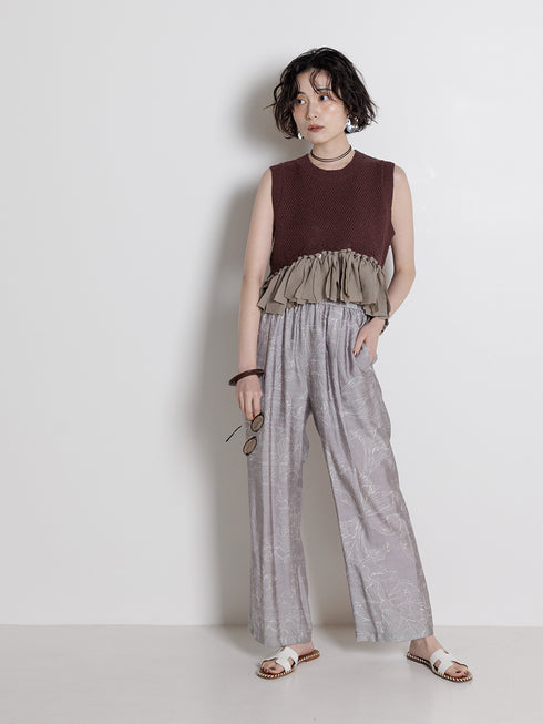 ニュアンスプレートピアス /0052-262RT