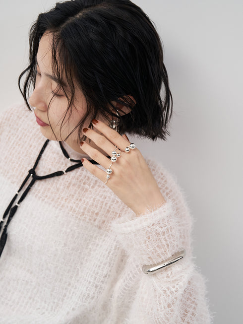 メタルビーズソフトチョーカー /0054-116RT