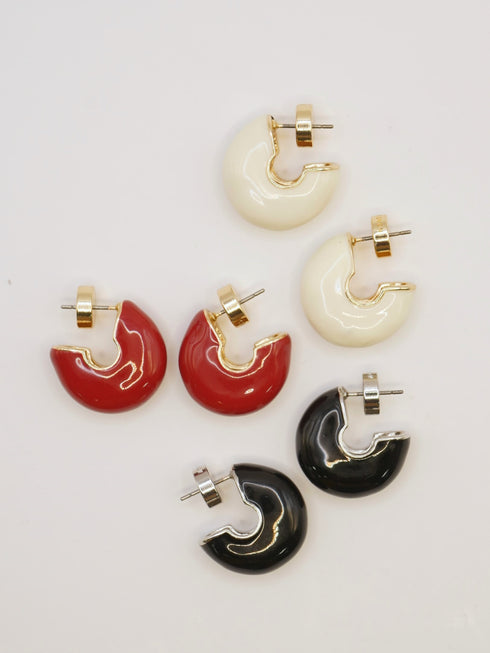 ミニエポフープピアス /0061-123RT