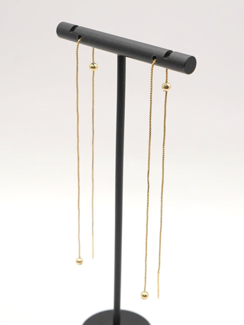 【 予約:4月下旬 】SV925ボックスチェーンアメリカンピアス /0062-434SH