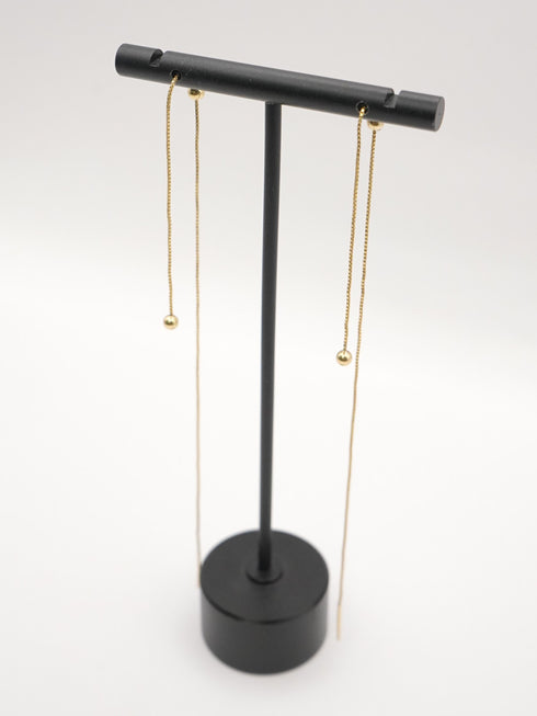 【 予約:4月下旬 】SV925ボックスチェーンアメリカンピアス /0062-434SH