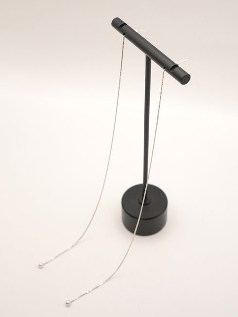 【 予約:4月下旬 】SV925ボックスチェーンアメリカンピアス /0062-434SH