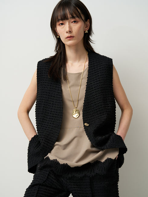 【 予約:6月上旬 】トライアングルカーブラップピアス /0063-731SH