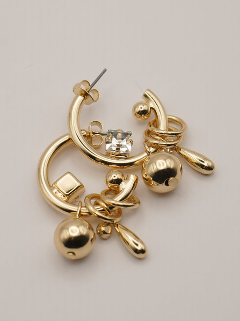 【 予約:6月上旬 】ジングルフープピアス /0063-732SH