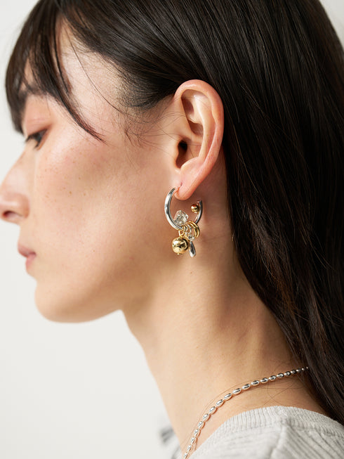 【 予約:6月上旬 】ジングルフープピアス /0063-732SH