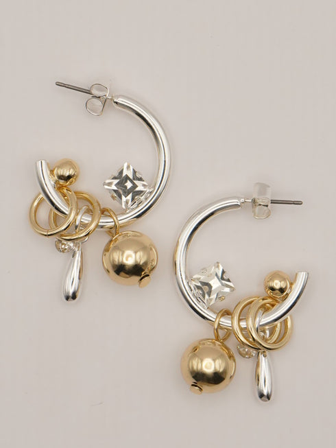 【 予約:6月上旬 】ジングルフープピアス /0063-732SH