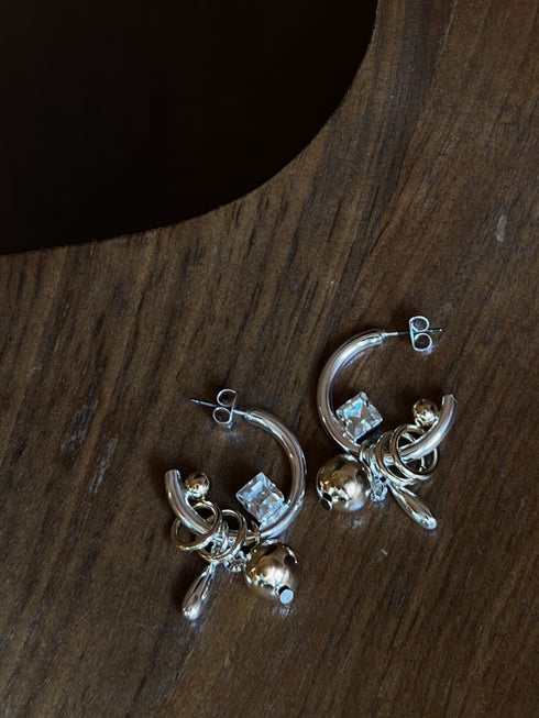 【 予約:6月上旬 】ジングルフープピアス /0063-732SH