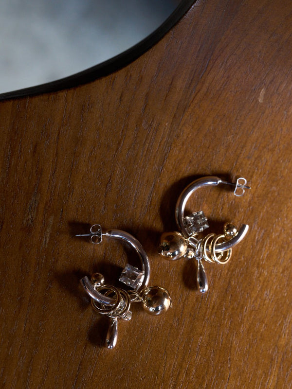 【 予約:6月上旬 】ジングルフープピアス /0063-732SH