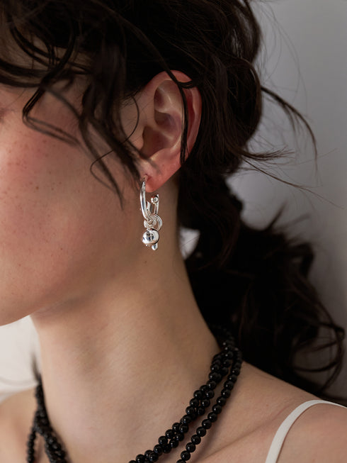 【 予約:6月上旬 】ジングルフープピアス /0063-732SH