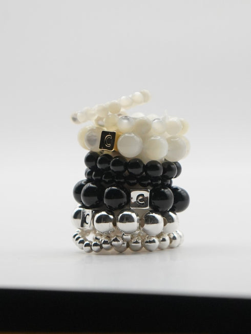 【 予約:6月上旬 】丸玉リング3レイヤーセット /0063-736SH