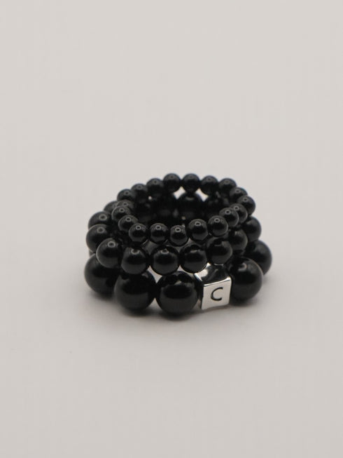 【 予約:6月上旬 】丸玉リング3レイヤーセット /0063-736SH