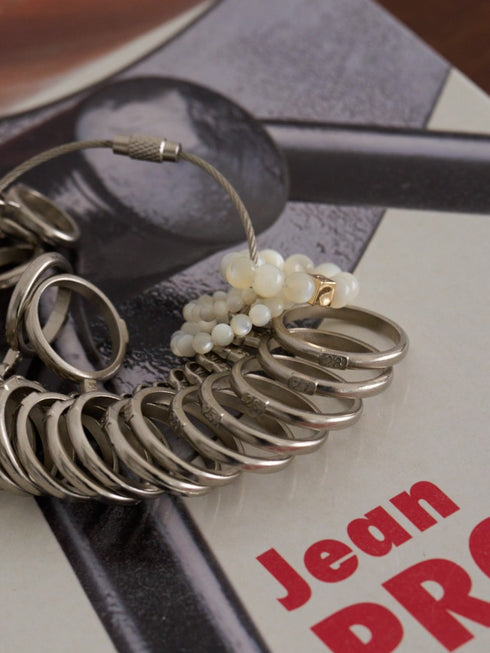 【 予約:6月上旬 】丸玉リング3レイヤーセット /0063-736SH