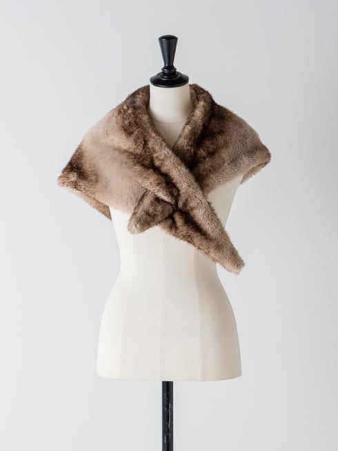 【 予約:10月中旬 】FAUX FUR SCARF /Y264-01116