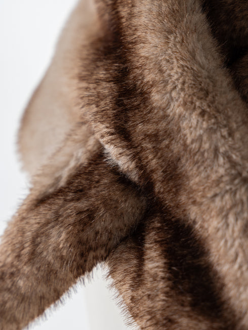 【 予約:10月中旬 】FAUX FUR SCARF /Y264-01116