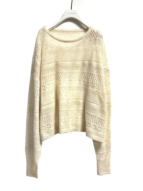 シアーボリュームスカシニットPO /9554-075JR