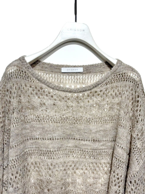 シアーボリュームスカシニットPO /9554-075JR