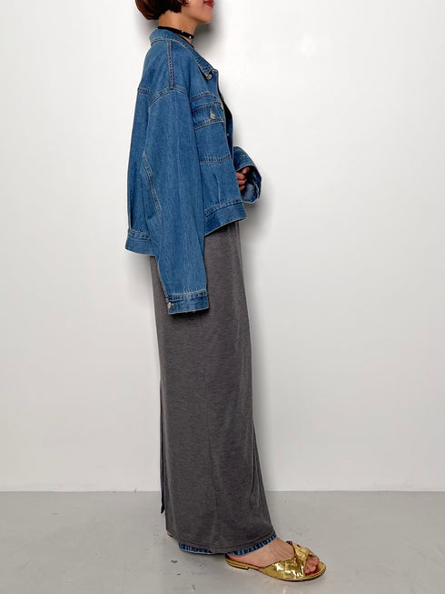 ワイドデニムJK /4854-062BT