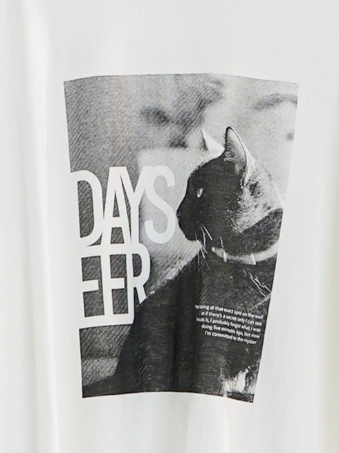 アニマルフォト”CAT”Tee / 8461-101KK
