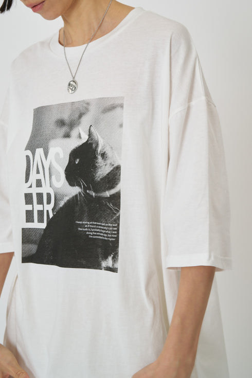 アニマルフォト”CAT”Tee / 8461-101KK