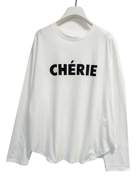 ”CHERIE”シンプルロゴT /8454-104KK