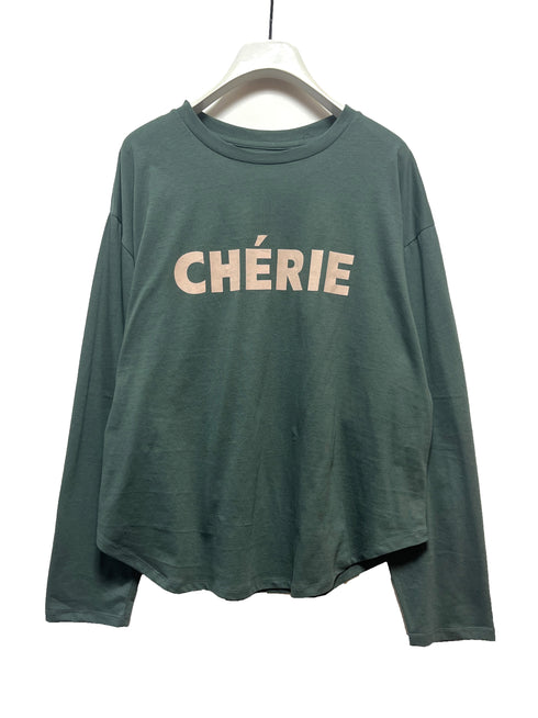 ”CHERIE”シンプルロゴT /8454-104KK