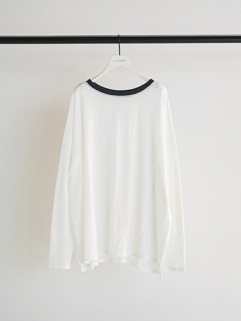 【 予約:4月中旬】シアーボーダーTee / 8461-107-2KK