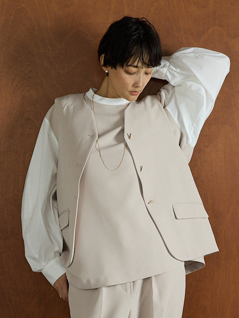 ボリューム袖ハイネックBL /1236-524-2MK