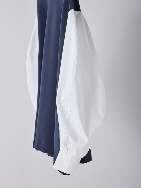 【 予約:11月下~12/上旬 】ボリューム袖ハイネックBL /1236-524BMK