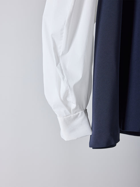 【 予約:11月下~12/上旬 】ボリューム袖ハイネックBL /1236-524BMK