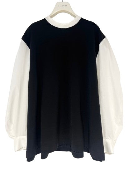 ボリューム袖ハイネックBL /1236-524-2MK