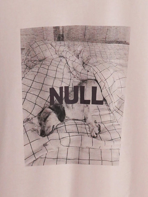 【 予約:8月上旬 】DOG PHOTOプリントロンTEE / 8464-153KK