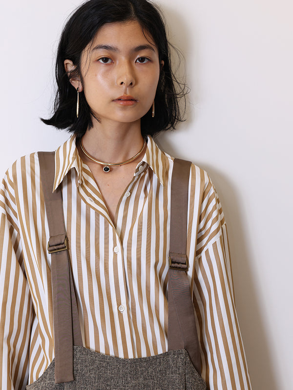 2WAYストライププリントSH /1555-218KK