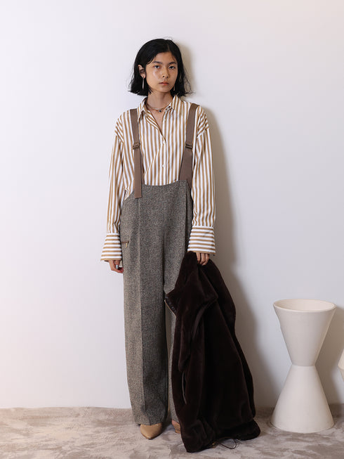 2WAYストライププリントSH /1555-218KK