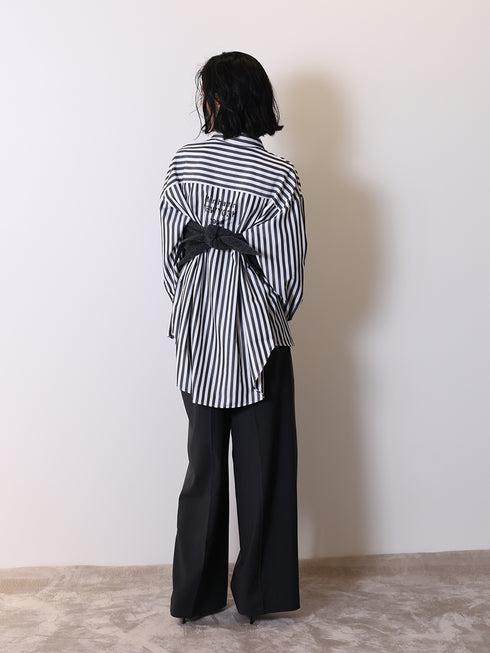 2WAYストライププリントSH /1555-218KK