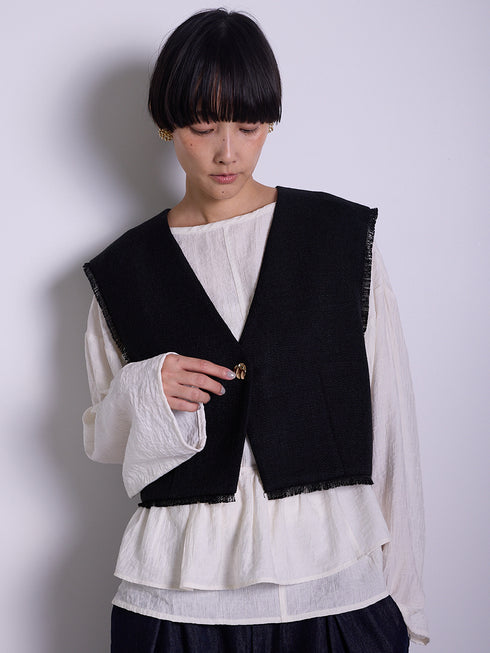 フリル衿付きSH /1556-428KK