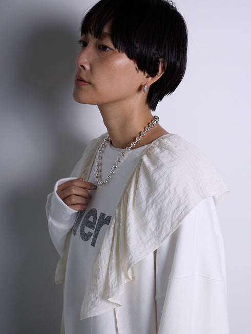 フリル衿付きSH /1556-428KK