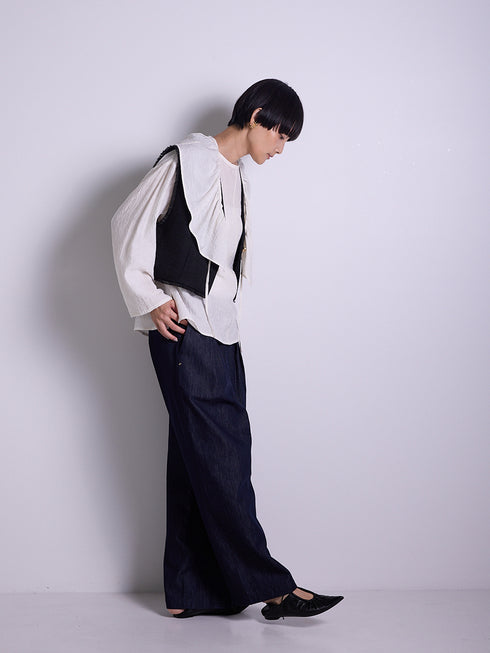 フリル衿付きSH /1556-428KK