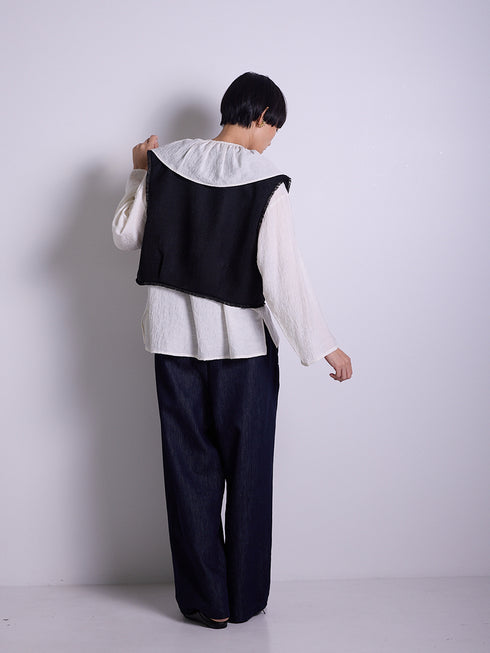 フリル衿付きSH /1556-428KK