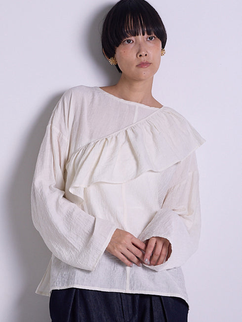 フリル衿付きSH /1556-428KK