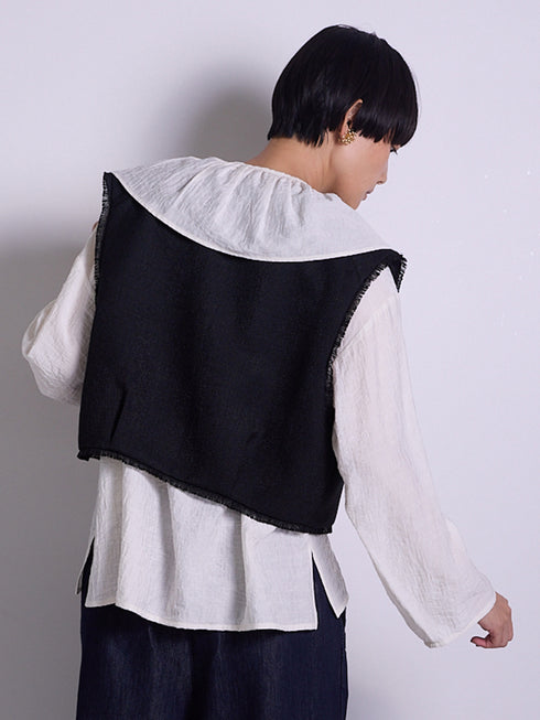 フリル衿付きSH /1556-428KK