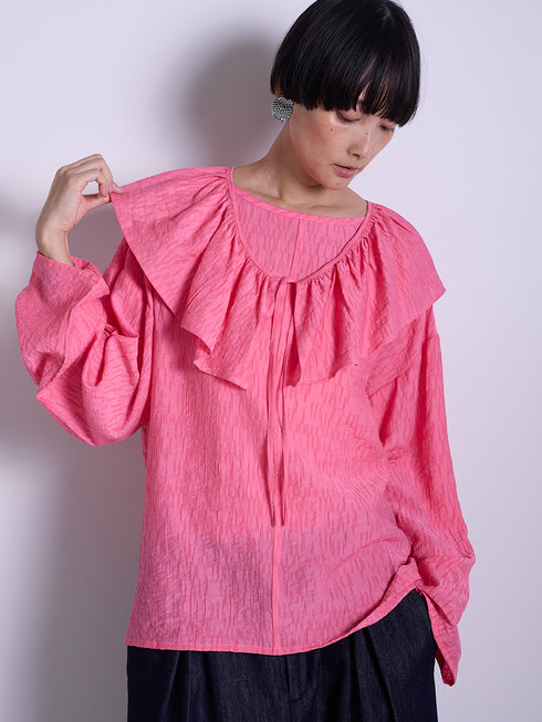 フリル衿付きSH /1556-428KK